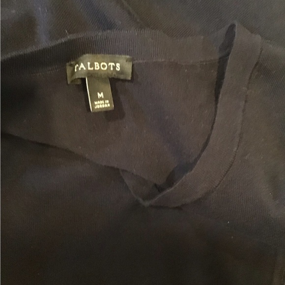 Navy 3/4 Sleeve Cardigan - Picture 5 of 5